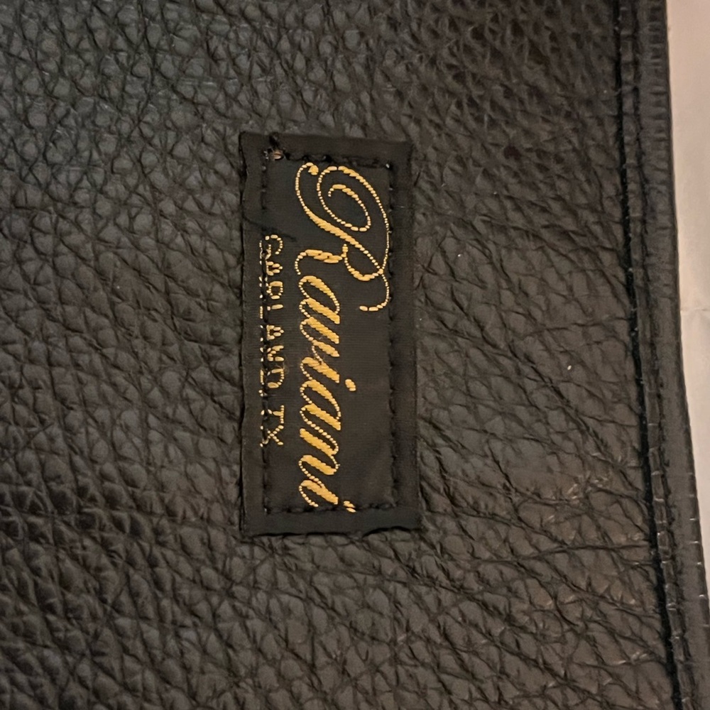 Raviani Black Leather Belt